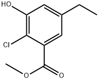 Methyl 2-chloro-5-ethyl-3-hydroxybenzoate Structure