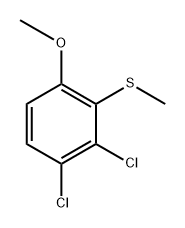 (2,3-Dichloro-6-methoxyphenyl)(methyl)sulfane Structure