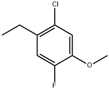 1-Chloro-2-ethyl-4-fluoro-5-methoxybenzene 구조식 이미지