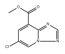 methyl 6-chloro-[1,2,4]triazolo[1,5-a]pyridine-8-carboxylate Structure