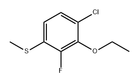 (4-Chloro-3-ethoxy-2-fluorophenyl)(methyl)sulfane Structure