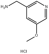 3-Pyridinemethanamine, 5-methoxy-, hydrochloride (1:1) 구조식 이미지