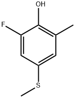 2-fluoro-6-methyl-4-(methylthio)phenol Structure