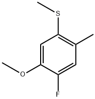 (4-Fluoro-5-methoxy-2-methylphenyl)(methyl)sulfane Structure