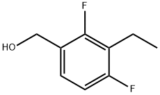 (3-Ethyl-2,4-difluorophenyl)methanol Structure