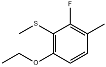 (6-Ethoxy-2-fluoro-3-methylphenyl)(methyl)sulfane Structure