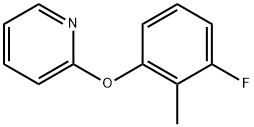 2-(3-Fluoro-2-methylphenoxy)pyridine Structure