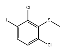 (2,6-dichloro-3-iodophenyl)(methyl)sulfane Structure