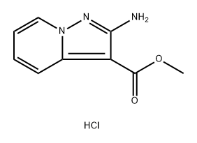 methyl 2-aminoH-pyrazolo[1,5-a]pyridine-3-carboxylate hydrochloride Structure