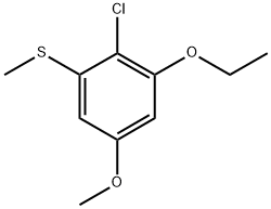 (2-Chloro-3-ethoxy-5-methoxyphenyl)methanol Structure