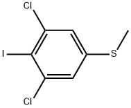 (3,5-Dichloro-4-iodophenyl)(methyl)sulfane 구조식 이미지