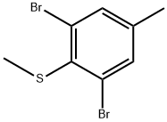 (2,6-Dibromo-4-methylphenyl)(methyl)sulfane Structure