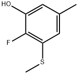 2-Fluoro-5-methyl-3-(methylthio)phenol Structure