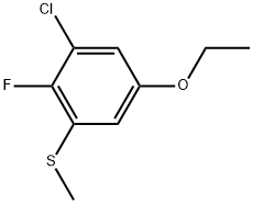 (3-Chloro-5-ethoxy-2-fluorophenyl)(methyl)sulfane Structure