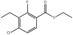 Ethyl 4-chloro-3-ethyl-2-fluorobenzoate Structure