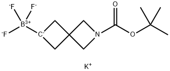 Potassium (2-(tert-butoxycarbonyl)-2-azaspiro[3.3]heptan-6-yl)trifluoroborate Structure