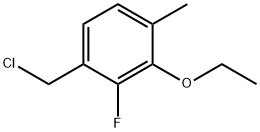 1-(Chloromethyl)-3-ethoxy-2-fluoro-4-methylbenzene Structure