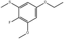 (5-ethoxy-2-fluoro-3-methoxyphenyl)(methyl)sulfane Structure