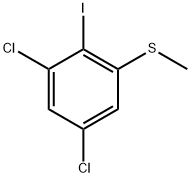 1,5-Dichloro-2-iodo-3-(methylthio)benzene Structure