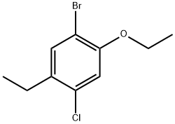 1-Bromo-4-chloro-2-ethoxy-5-ethylbenzene Structure