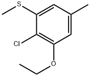 (2-Chloro-3-ethoxy-5-methylphenyl)(methyl)sulfane 구조식 이미지