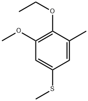 (4-ethoxy-3-methoxy-5-methylphenyl)(methyl)sulfane Structure