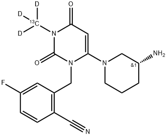 Trelagliptin 13CD3 Structure