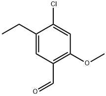 4-Chloro-5-ethyl-2-methoxybenzaldehyde Structure