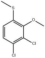 (3,4-Dichloro-2-methoxyphenyl)(methyl)sulfane Structure