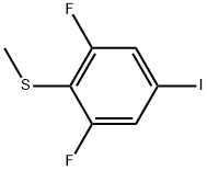 (2,6-Difluoro-4-iodophenyl)(methyl)sulfane Structure