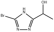 1H-1,2,4-Triazole-3-methanol, 5-bromo-α-methyl- Structure