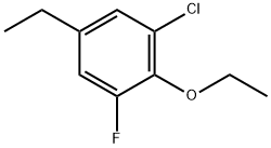 1-Chloro-2-ethoxy-5-ethyl-3-fluorobenzene 구조식 이미지