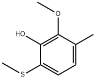 2-methoxy-3-methyl-6-(methylthio)phenol Structure