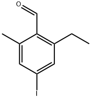 2-Ethyl-4-iodo-6-methylbenzaldehyde Structure