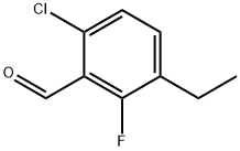 6-Chloro-3-ethyl-2-fluorobenzaldehyde Structure