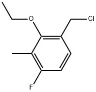 1-(Chloromethyl)-2-ethoxy-4-fluoro-3-methylbenzene Structure