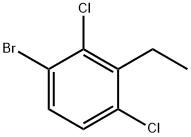 1-bromo-2,4-dichloro-3-ethylbenzene Structure