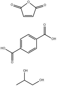 1,4-Benzenedicarboxylic acid,polymer with 2,5-furandione and 1,2-propanediol Structure