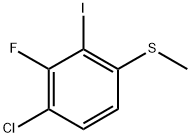 (4-Chloro-3-fluoro-2-iodophenyl)(methyl)sulfane Structure