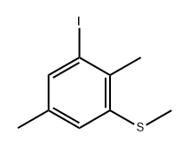 (3-Iodo-2,5-dimethylphenyl)(methyl)sulfane Structure