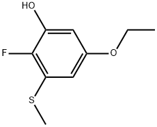 5-Ethoxy-2-fluoro-3-(methylthio)phenol 구조식 이미지