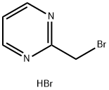 Pyrimidine, 2-(bromomethyl)-, hydrobromide (1:1) Structure