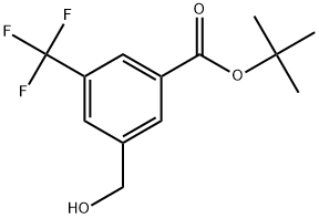 1,1-Dimethylethyl 3-(hydroxymethyl)-5-(trifluoromethyl)benzoate Structure