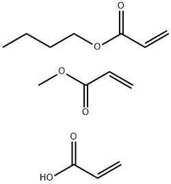 Acrylic acid·butyl acrylate·methyl acrylate copolymer Structure