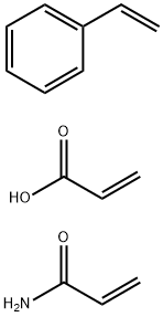 2-Propenoic acid, polymer with ethenylbenzene and 2-propenamide Styrene, acrylamide, acrylic acid polymer 2-propenoic acid, polymer with ethenylbenzene and2-propenamide 2-Propenoic acid,polymer with ethenylbenzene and 2-propenamide Structure