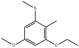 (3-ethoxy-5-methoxy-2-methylphenyl)(methyl)sulfane Structure