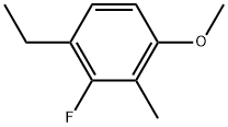 1-Ethyl-2-fluoro-4-methoxy-3-methylbenzene Structure