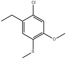 1-Chloro-2-ethyl-5-methoxy-4-(methylthio)benzene Structure