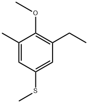 (3-ethyl-4-methoxy-5-methylphenyl)(methyl)sulfane Structure