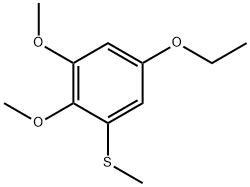 5-Ethoxy-1,2-dimethoxy-3-(methylthio)benzene Structure